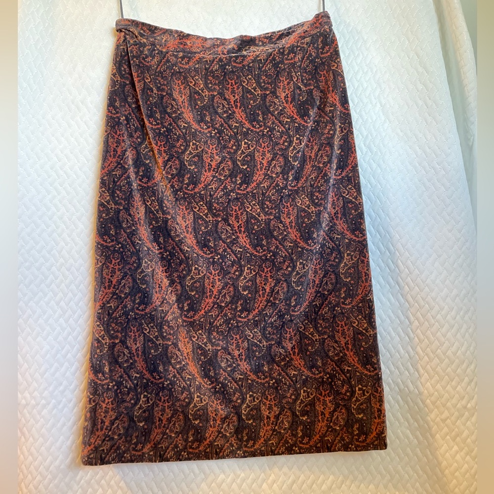 Vintage Y2K Abstract Maxi Skirt